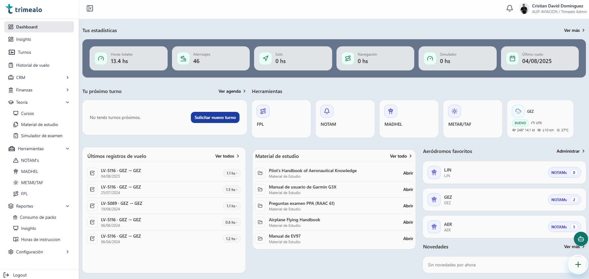 Asistente IA de Trimealo ayudando con turnos y documentos
